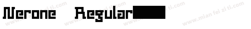 Nerone Regular字体转换